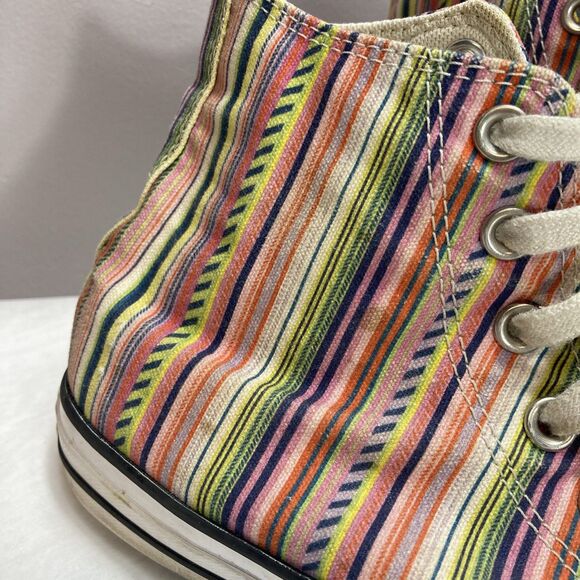 Converse Chuck Taylor All Star Canvas High Top “summer Stripes” Canvas M 7 W 9 - Picture 2 of 14